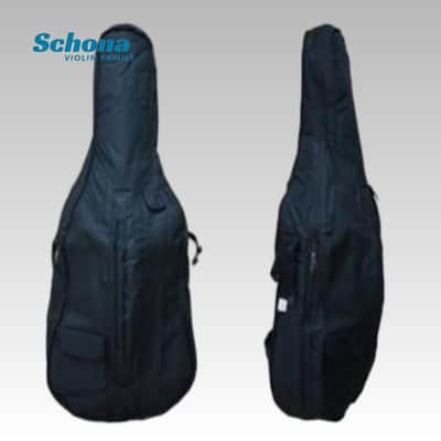 SCHONA SC-01ME - Matte Finish Solid Wood Handmade Cello with Spruce Top Maple Back/Sides 4/4 Sizey Level Exam Cello for Beginners image 6
