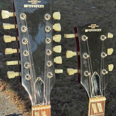 1979 Fernandes FSG-120 Double Neck W/OHSC Cherry Burny RSG-140 EDS-1275 12/6 Vintage Japan image 5