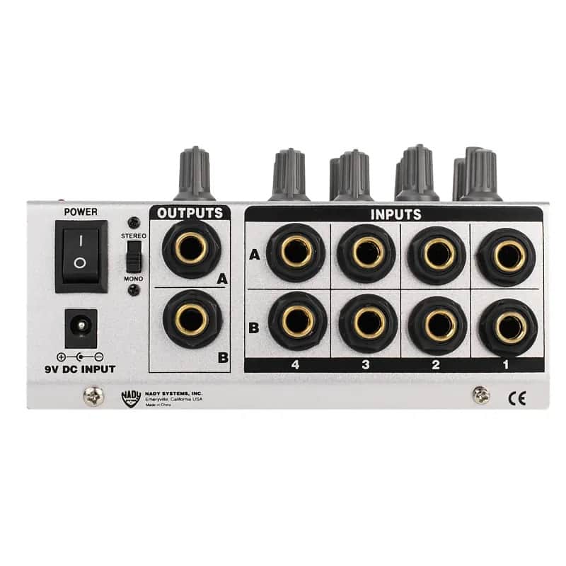 Nady MM-242 8-Channel / 4-Channel Stereo Mini Mixer image 3