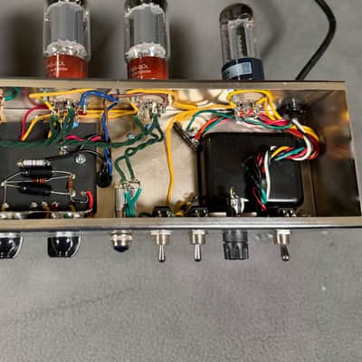 Headstrong Blue Lamp 410 45-Watt Tube Head Lacquered Tweed - 5F6-A Style Circuit image 13