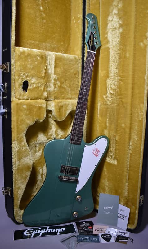 2025 Epiphone Inspired By Gibson Custom Firebird I Inverness Green w/OHSC image 1