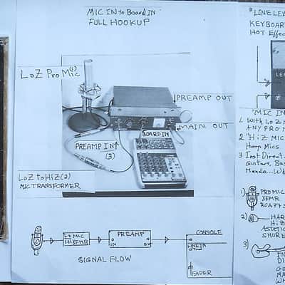 Available APRIL 1 26- Matched Pair AKAI 2 M-8 Tube Mic Pre Tube Direct In Vint.Mic Trans & Custom Case image 10