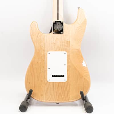 2024 Squier Affinity Stratocaster HSS Electric Guitar Natural Finish w/ Tremolo image 2