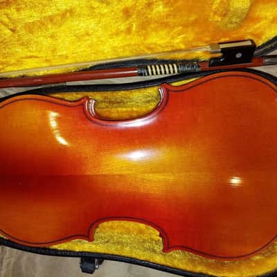 Suzuki model RR101 size 1/4 violin, Japan 1977, with case & bow, Very Good Cond image 13