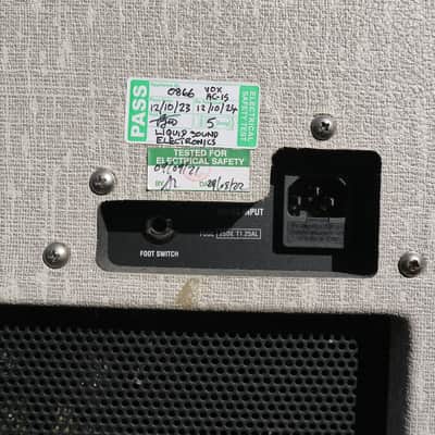 Vox AC15HW1 Hand-Wired 2-Channel 15-Watt 1x12" Guitar Combo 2010 - 2019 - Fawn image 9