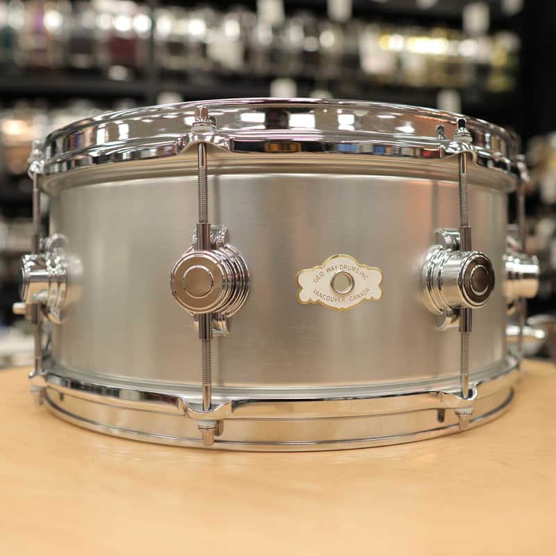Pre-Owned George Way 6.5x14" "Aero" Aluminum Snare Drum image 1