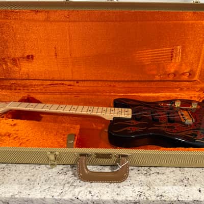 Fender James Burton Artist Series Signature Telecaster 2007 - Present - Red Paisley Flames image 8