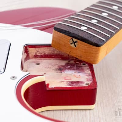 1989 Fender Telecaster Custom ‘62 Vintage Reissue TL62B-70 Candy Apple Red A-serial, Japan MIJ Fujigen image 16