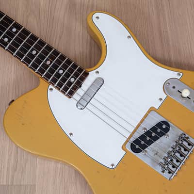 1980s Tokai Breezysound Model TE50-BLR T-Style Vintage Electric Guitar Butterscotch Japan w/ Case image 7