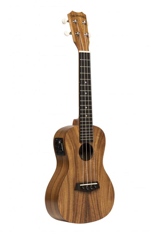 Islander AC-4 FLAMED EQ Flamed Acacia Top Okume Neck Traditional Concert Acoustic-Electric Ukulele