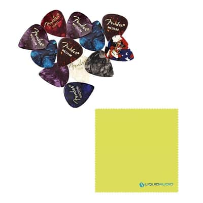 NUX Bumblebee Large Pedalboard (NPB-L) Bundle with 12x Fender Guitar Picks and Liquid Audio Instrument Polishing Cloth image 3