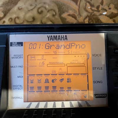 Yamaha PSR-330 61-key Portable Keyboard 1990s image 4