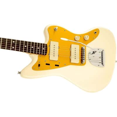 Squier J Mascis Jazzmaster Electric Guitar, with 2-Year Warranty, Vintage White, Laurel Fingerboard image 5