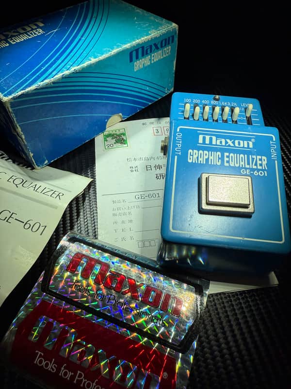 MAXON マクソン GE601 graphic equalizer Effects Pedal - Maxon, GE601, Graphic Equalizer | Amplified Parts