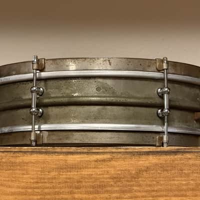20/30's Ludwig 4x14 "Dance" Model Universal NOB 6 Lug Snare Drum 2-Piece image 10