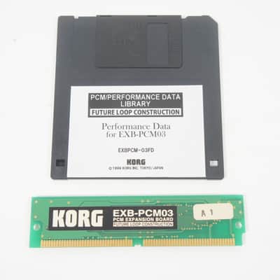 KORG EXB-PCM03 Future Loop Construction PCM Expansion Board w/ Floppy Disk image 1