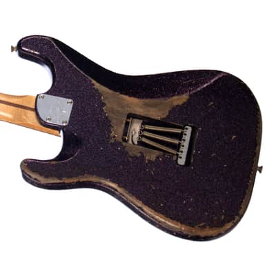 Fender Custom Shop MVP 1960 Stratocaster Ultimate Relic - Pink and Purple Stardust - Masterbuilt Andy Hicks - Dealer Select Master Vintage Player Series Electric Guitar - NEW! image 4