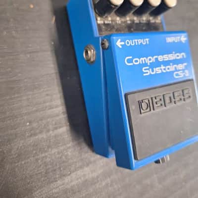 Boss CS-3 Compression Sustainer (Silver Label) 1997 - Present - Blue image 2