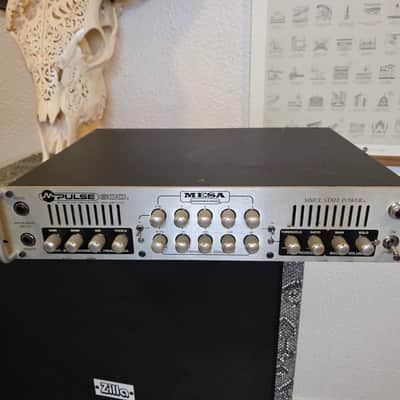 Mesa Boogie M-Pulse 600 Simul-State Bass Amplifier Rack Head Parametric EQ and Compressor image 1