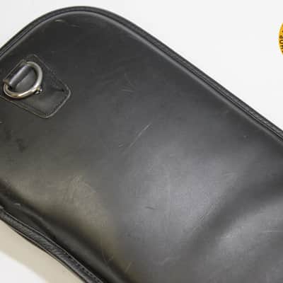 Levy's Standard Leather Bass Gigbag - Black **Warrior Patch** image 14