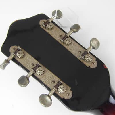 very rare vintage Klira Jazz guitar verythin seltene Jazzgitarre 60er f-Löcher aufgedruckt archtop image 6