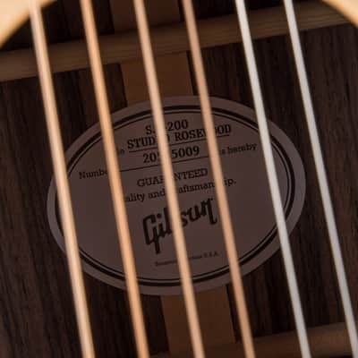 Gibson SJ-200 Studio Rosewood Satin Natural 5.4 #20585009 image 18