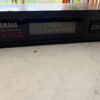Yamaha TX81Z Rackmount FM Tone Generator 1987 - 1988 - Black Bild 3