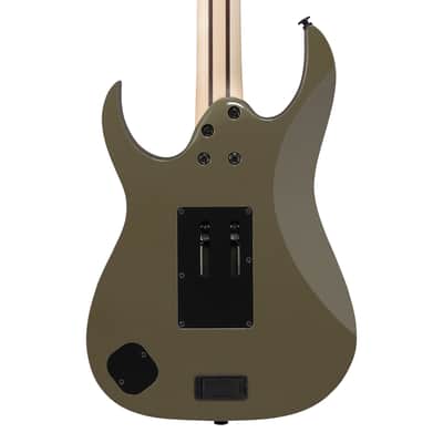 Used Ibanez RGR5130R RG Prestige Electric Guitar w/Case - Khaki Metallic image 7