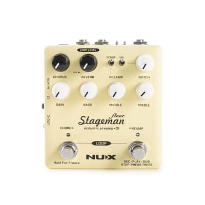 Nux Pedals Stageman Floor - Effect for Acoustic Guitar image 1