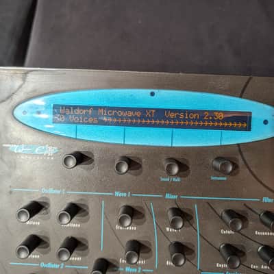 Waldorf Microwave XT Rackmount Wavetable Synthesizer 1998 - Orange image 3