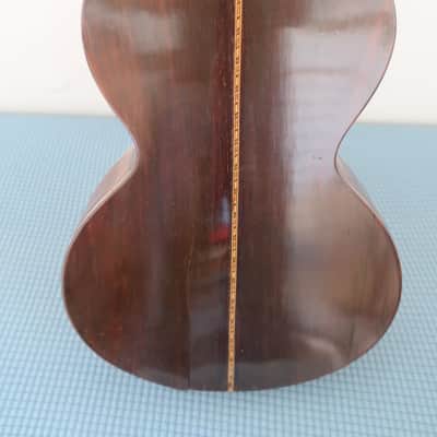 Antique 1890s Unknown Classical Baroque Parlor Guitar Exquisite Inlays Wood Rosewood Mahogany Martin Regal Washburn Possibly Made By Aubry-Maire or Jérôme Thibouville-Lamy (J.T.L.) Mirecourt, France image 15