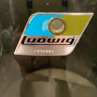 1970s Ludwig Vistalite Black Smoke Kit 12/13/16/22" image 10