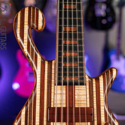 Shawn May Custom Rainbow 6-String Short Scale Bass image 3