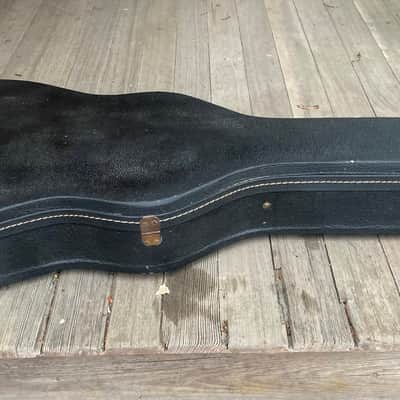 1960s Gibson ES-330 Case , Black w. Yellow Lining image 3