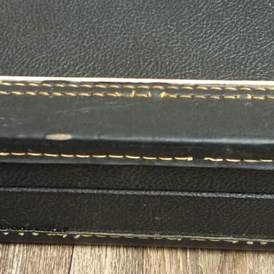 Vintage Fender Precision/Jazz Bass Hardcase 60's 70's- Black/Orange image 3