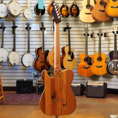 Strack Woodworking (Chicago) T-Style Old Growth Reclaimed Pine Solid Body Electric Guitar w/Fralin Pickups, Padded Gig Bag image 6