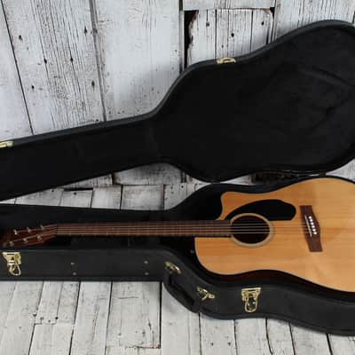 Fender 2021 CD-60SCE Dreadnought Acoustic Electric Guitar with Hardshell Case image 16