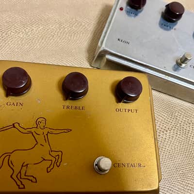Klon Centaur Gold Horsie Long Tail "Fax Only" Serial #5xx image 14