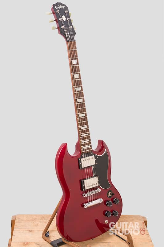 Epiphone SG Czech G-400 1990s Cherry | Reverb