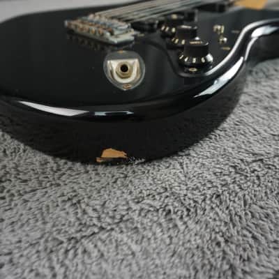 Greco Super Power HSS Strat Style MIJ Electric Guitar Black 1980s Japan image 4
