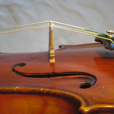 Pre-War Franz Sandner Violin, Germany c. 1920s-1930s, 4/4 - Hand Signed, "Deutschland" label image 19
