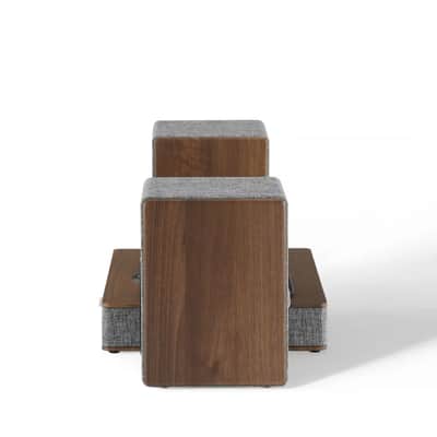 Crosley Aria Shelf System CR7020A With 3 Speed Turntable + Built-in Bluetooth, Gray -NEW image 5