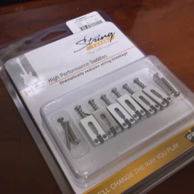 Graph Tech PG-8000-0C String Saver Classics 2-1/16" Strat/Tele-Style Saddles - 6-String image 1
