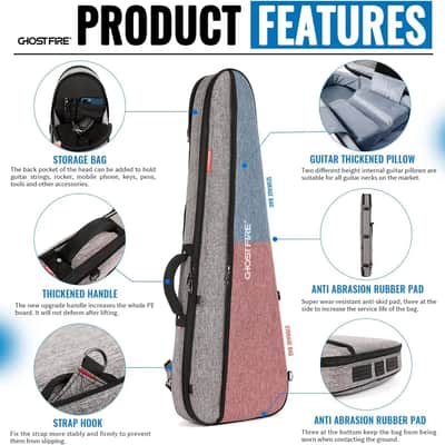 Impossible@guitar™ ‎בְּצַלְאֵל 比撒列 57/62 IG- Vintage ST Diamond Blue 2025 - Vintage ST Diamond Blue + GhostFire Bullet 3.0 padded  Super Thick GigBag - Safe Shipping image 24