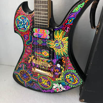 SALES*Fernandes MG Electric Guitar(松本秀人モデル)Hide Matsumoto Collection X-Japan Black and Hand-painted image 3