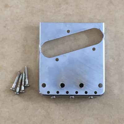 Vintage 50s Reissue Fender Pat. Pend. USA Lightly Aged Tele Ashtray Bridge Relic 3 Threaded Saddles image 15