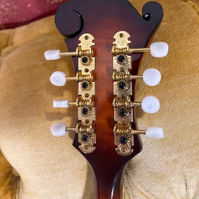 Morgan Monroe MMS5W "Tree of Life" F-Style Mandolin w/case - Sunburst image 10