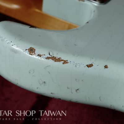 Fender Custom Shop John Cruz 1959 Hardtail Stratocaster Heavy Relic-Sonic Blue image 23