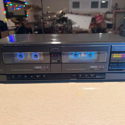 Technics RS-T19 Double Cassette Deck Play & Record - New Belts Works Great Rare! image 2