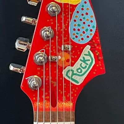 Fender Squier George Harrison "Rocky" Stratocaster, custom-painted image 5